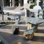 Gray Garden Stone Table