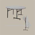 Steel frame round folding banquet tables