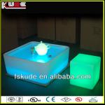 LED illuminated furniture LED illuminated square table