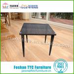 high quality outdoor aluminium rattan table