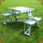 Aluminum camping table