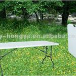 white plastic blow mold folding table outdoor for hot sale(hdpe,rectangular)