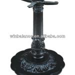 Cast Iron Black Wrinkle Powder Fancy Paito Table Legs