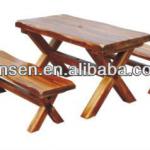 AAA quality dinning table and stool set wooden beer table and bench