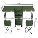 Plastic outdoor waterproof army folding Plastic table desk-ZY-4