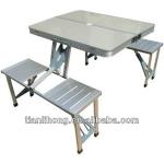Cheap Aluminum Folding Picnic Table with Chair-TLH-6018A