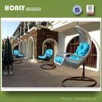 Rattan hanging swing chair