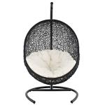 Egg Shaped Bird&#39;s Nest Weaving Process Rattan Hanging Chair-13101