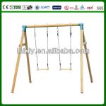 Kids Outdoor playground wooden swing/swing and playground