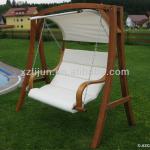 WOODEN SWING CHAIR