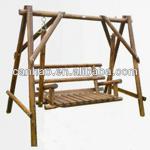 Decorative wooden swing