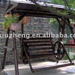 2012 New Anticorrosive wooden swing-