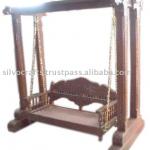 Royal Indian Rajasthani Jodhpur Hand Carved Wooden Swing Jhoola (Indian Antique Reproduction Furniture)