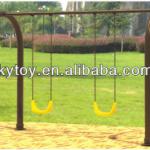 modern gardn metal swing for kids