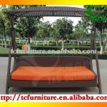 luxury rattan garden swing