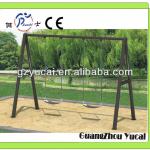 Outdoor steel garden swing