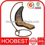 Rattan hanging bed, Factory Manufacturer Direct Wholesale, Nest weaving wicker encase style swing lounge chair seat with cushion