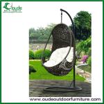 PE rattan hanging swing