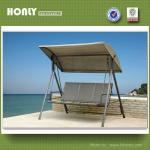 Outdoor fabrice swing with canopy