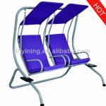 2 person seater lovers patio swing chair with cushion