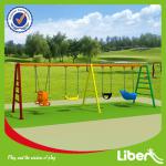 GS Steel Children Swing Sets For Supermarket LE-QQ010