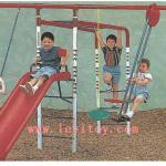 Playground swing with slide LY-108B