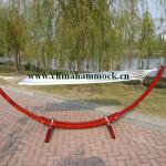 curved wooden hammock