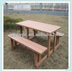 WPC Garden Bench/Composite Wood Table&amp;Chairs