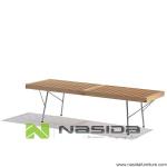 CH269 George nelson metal base platform bench