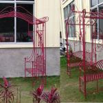 Luxury DY-00273 metal garden bench