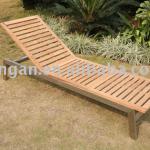 stainless steel teak lounge