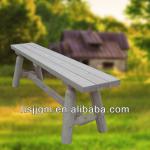 outdoor wooden bench