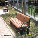 eco-friendly cheap waterproof wood plastic composite garden bench