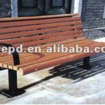 Wood-Plastic composite Park bench,waterproof,cast iron park bench,relaxing chair