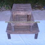 Children&#39;s stool foot stool outdoor wooden bench wooden garden bench