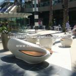 Acrylic solid surface Corian outdoor garden chair RM-025-RM-025