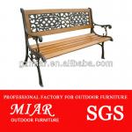 Cast iron and wood garden bench 101220