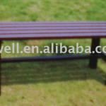 Aluminum folding park bench