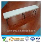 modern design outdoor white foldable bench