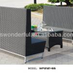 WF2121-65 rattan outdoor bench in garden furniture