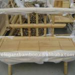 bamboo garden bench without arm