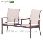 new style outdoor rattan double chair