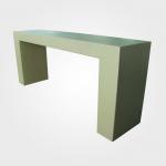 Urban furniture wood bar table with high quality faux leather TA-026