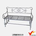 vintage retro iron benches for parks and garden