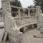 Handcarved Patio Arbour Marble Bench Carving