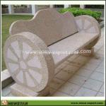 hand curved garden bench