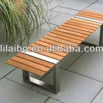 Customized stainless steel modern city bench