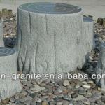 Outdoor stone lesuire table chairs
