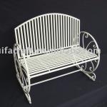 White Metal Bench-RF80008