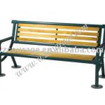 modern outdoor wood park bench